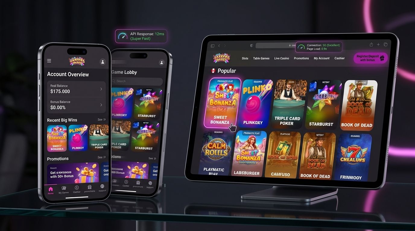 Comparison of mobile app and browser interface showing speed and clarity